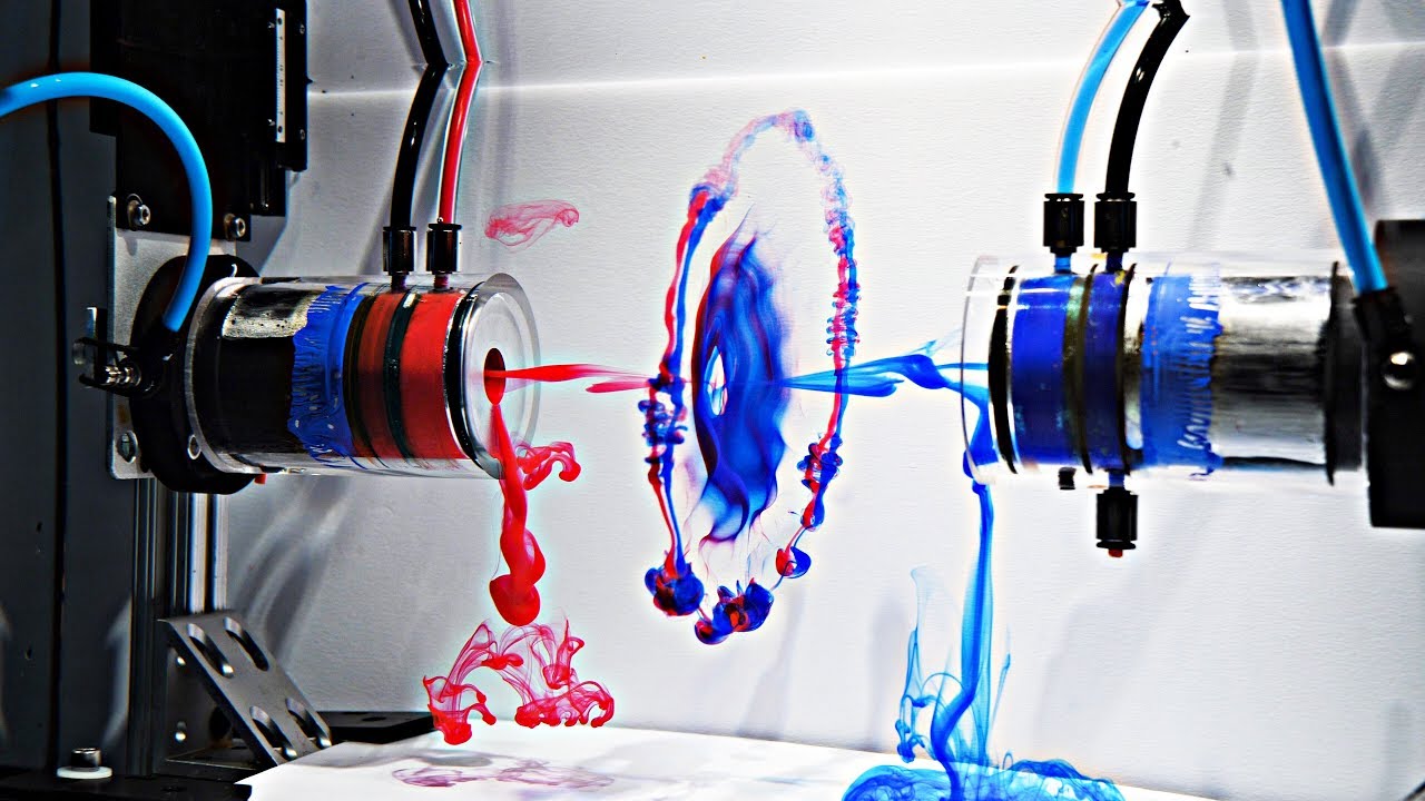 The vortex collision replication done by Destin.